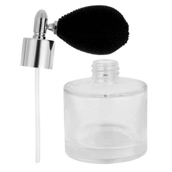 Parfymeflaske i glass for finforstøverbeholder 50 ml påfyllbar