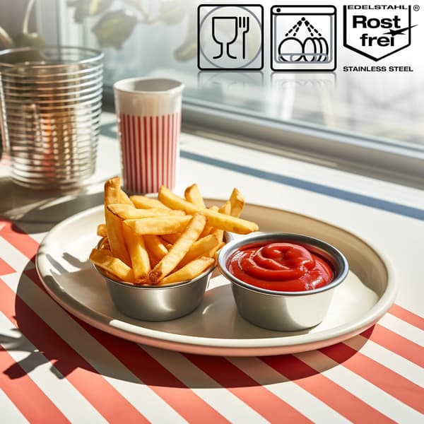 16 små skåler for sauser - dipp og snacks - skåler (016 stykker - 6 x 2,5 cm)