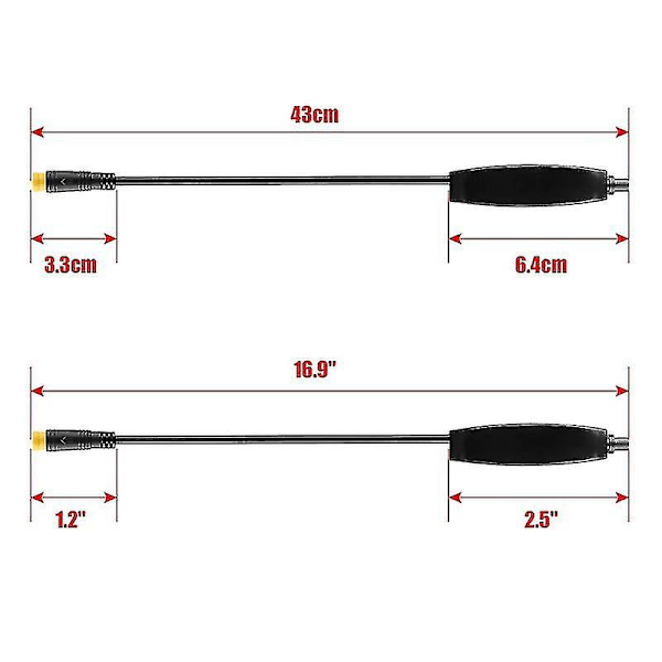 Girskiftsensor for Bafang Bbs01 Bbs02 Bbshd med lang 1t2-kabel