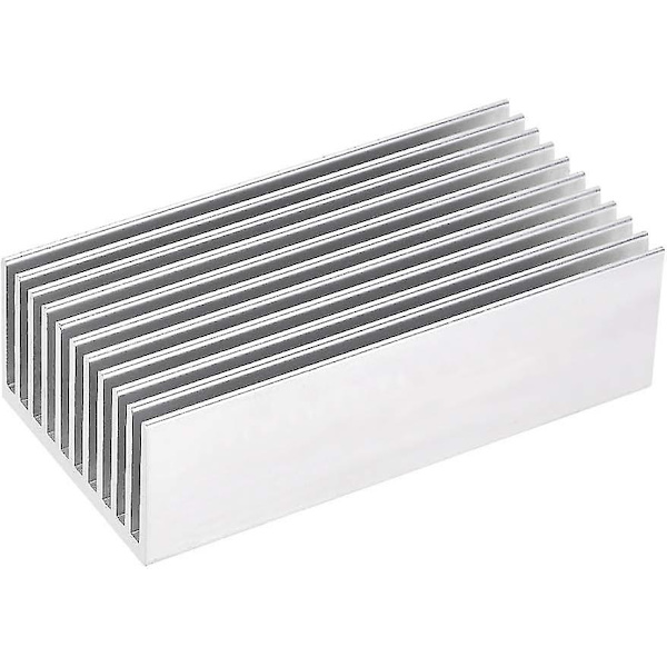 Elektronisk køler køleplade til LED og strøm sølv 20 x 69 x 36 mm