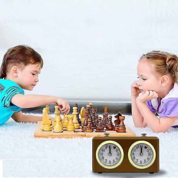 Mekaaninen shakkikello analoginen shakkipelin ajastinkello kelloja ajastimia Ei paristoa tarvita