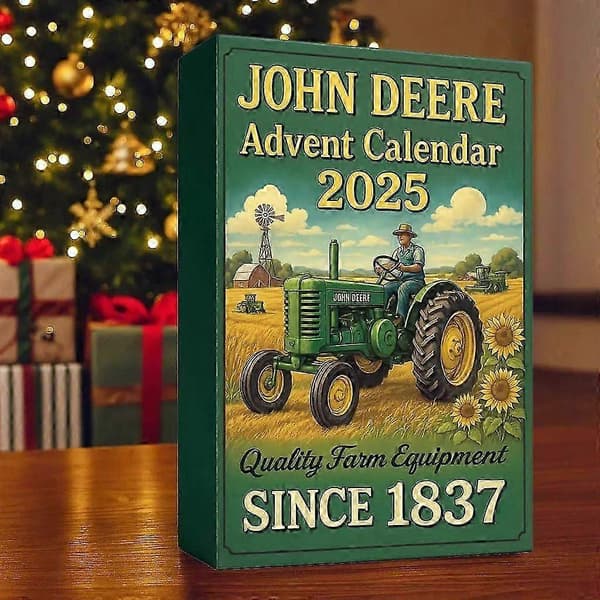 24-dagers John Deere Adventskalender 2025 Traktor Blind Box