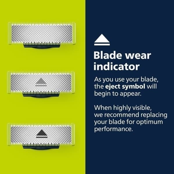 2-pak barberblade kompatible med Philips Oneblade Erstatning 2 stk 2 Pcs