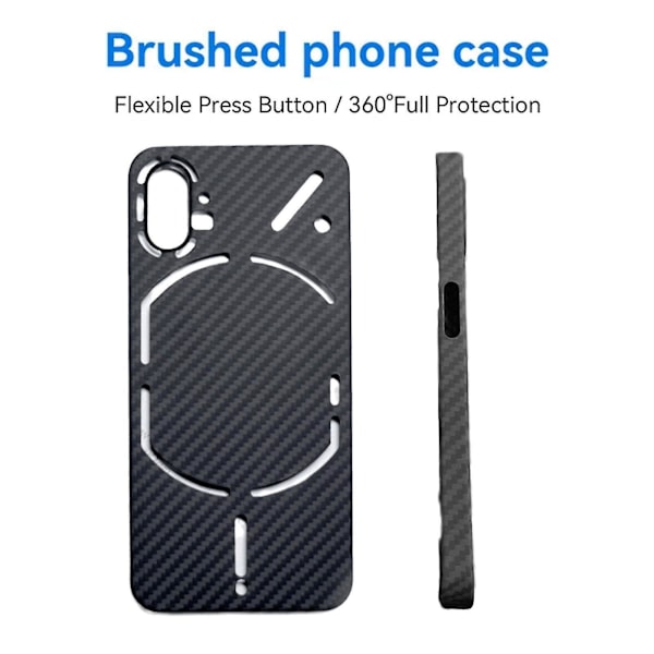 Luksus Ultra Slim Ekte Karbonfiber Hard Cover Telefondeksel For Nothing Phone 1