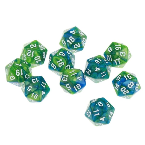 20 stykker polyhedral terningsett for Dungeons And Dragons brettspill gave