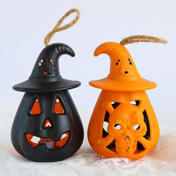 Siunatut 2 kpl kurpitsalyhty Halloweeniin, jouluun, kiitospäivään ja teemajuhliin