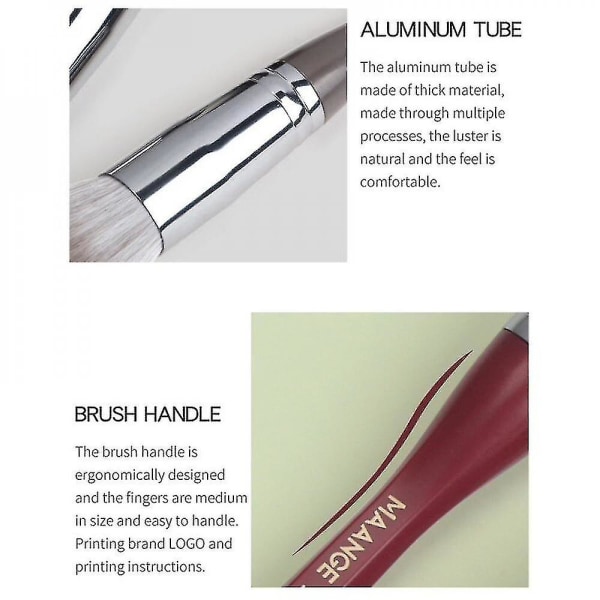 Powder Makeup Brush, enkel stor Blush Brush Soft Foundation Brush Makeup Brush No3