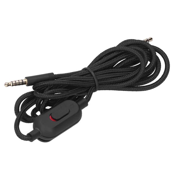 Audio Cable for Gaming Headphones with Volume and Microphone Control for Logitech G233 G433 GPRO GPROX
