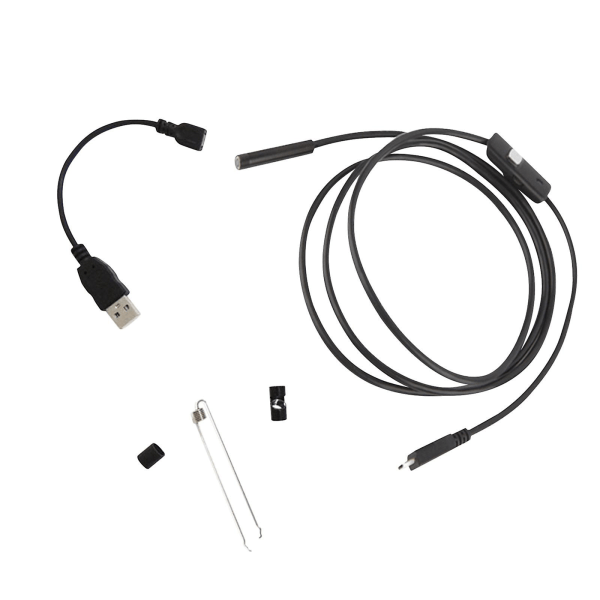 7 mm:n vedenpitävä mobiilipuhelimen endoskooppi, putkiendoskooppikamera, USB-universaali teollinen endoskooppi Multicolor