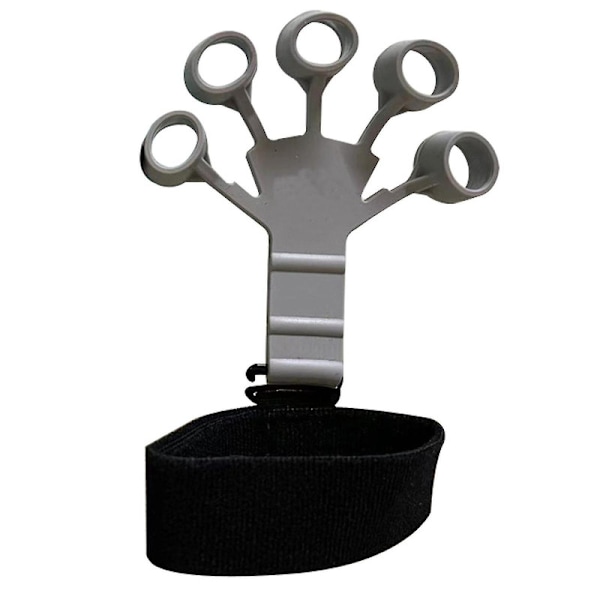 Gripster Grip Handsker Silikone Grip Styrkeforstærker - Fingerstrækker Træner - Grey