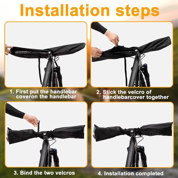 Ebike styrebeskyttelse, styrebeskyttelse, vanntett, ZQKLA