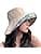 Vendbare blomstrete solhatter UV-beskyttelse UPF Pakkbar bred brem hakestropp kvinner