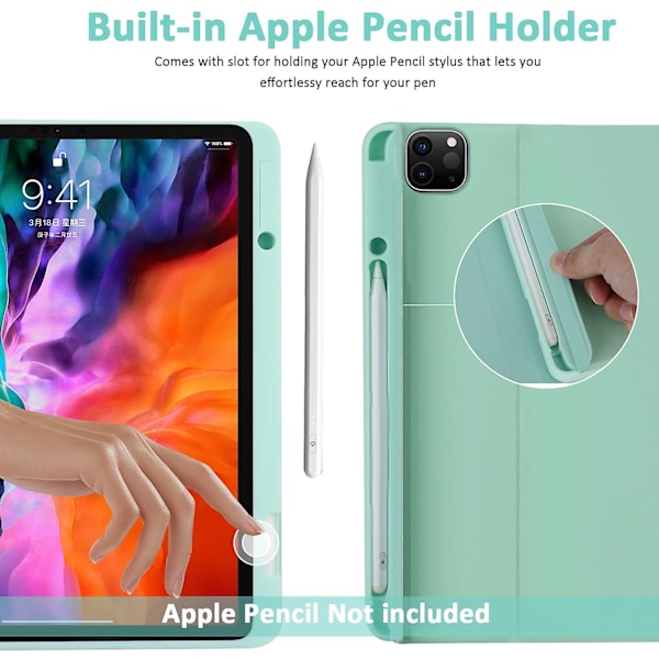 SK-3016 iPad Pro 11 (2020) / (2021) / (2022) / (2018) / Air 11 (2024) / Air (2020) / Air (2022) -näppäimistökuori