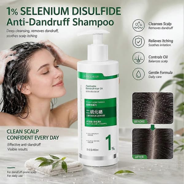 Seleeni Sulfidi Hilseenvastainen Shampoo - 450ml