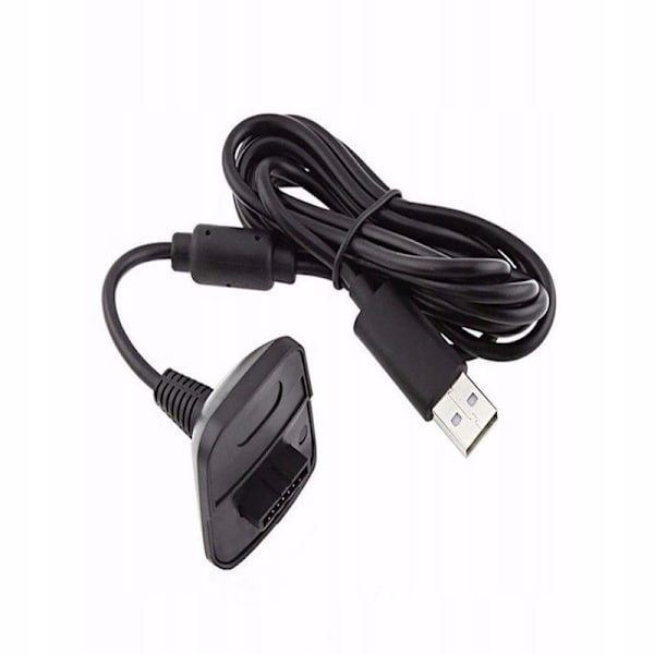 Ladekabel til Xbox 360-controller - 150cm sort black 80