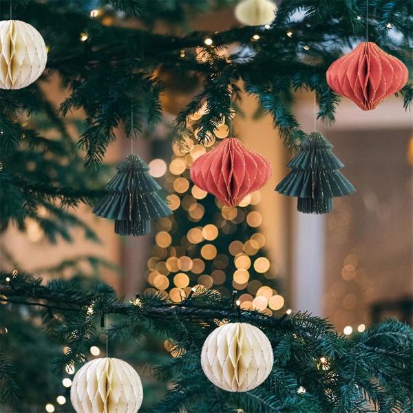 Hængende vedhæng Iøjnefaldende fint håndværk Fotorekvisitter Juletræ Larm dekorativt ornament til gaver Pink