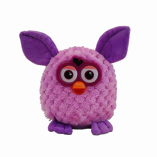 Talande Furby Elf Plyschleksak Elektronisk Husdjursuggla Leksak Purple