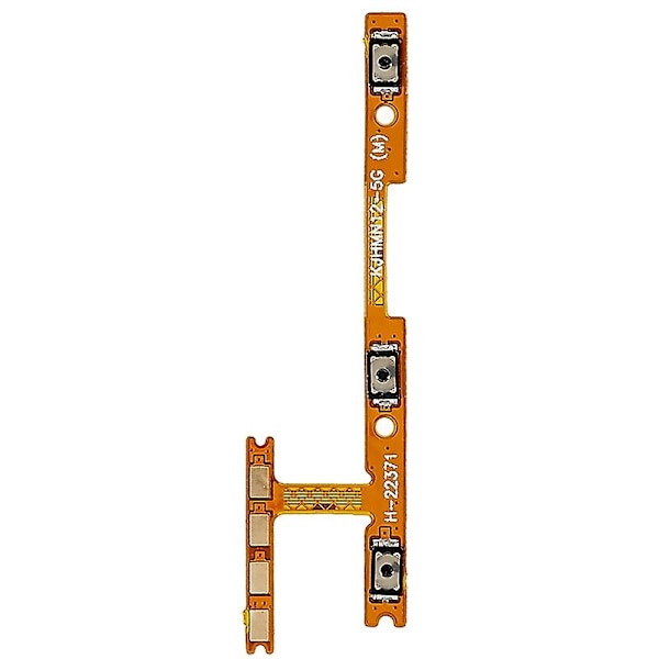 Til Xiaomi Redmi Note 12 5G (Indien) Tænd/Sluk og Lydstyrke Flexkabel Udskiftningsdel (uden