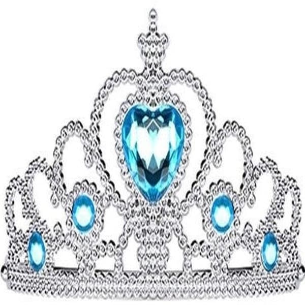 Elsa Prinsessklänning + Tiara/Fläta/Handskar 100cl