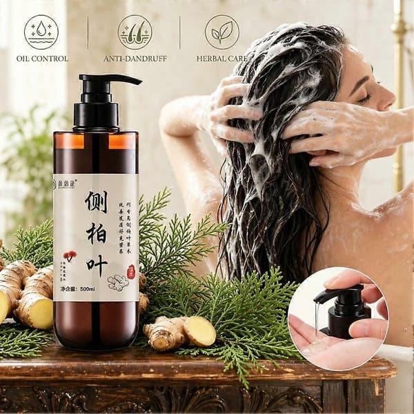 Yrttiöljyä säätelevä hilsettä ehkäisevä shampoo Sulfur