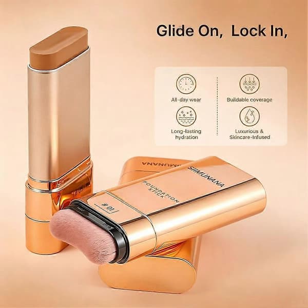 Foundation Stick Full Coverage Concealer Långvarig Vattentät Kontur DEEP COOL 1pcs