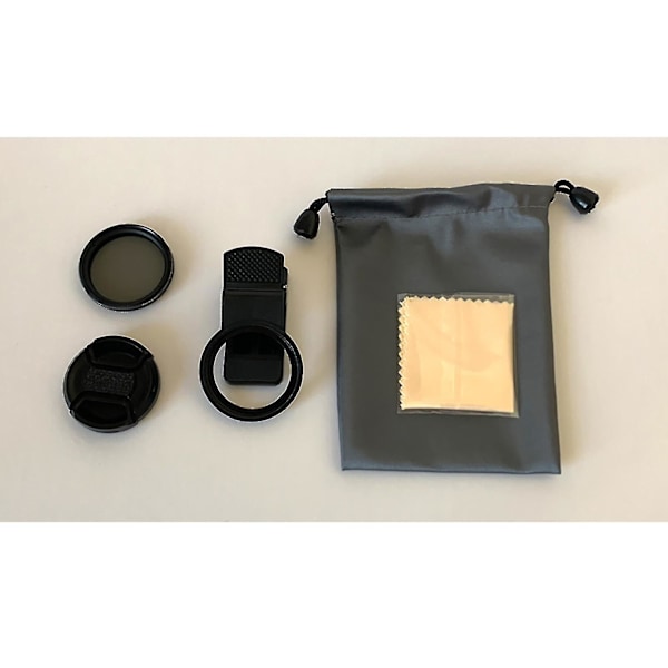 37mm Cpl Mobiltelefon Polariser Universal Clip-On Cirkelpolariserfilter Til Fjern Reflektioner