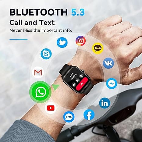 Smartwatch til mænd, med indbygget Alexa