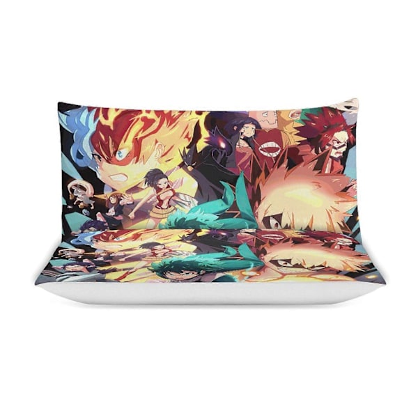 v745 My Hero Academia Anime 3-delars Twin Sängset Blekningsresistent Mikrofiber io745 200x200cm 78x78in