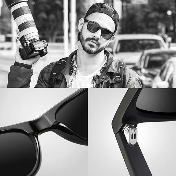 Firkantede solbriller polariserte UV-beskyttelse trendy designer solbriller menn kvinner