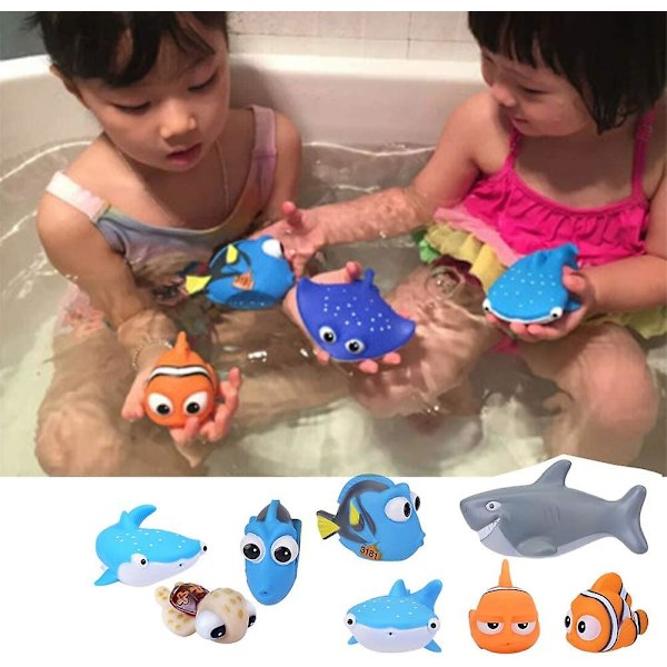 Find Dory Nemo Badelegetøj Sprøjtelegetøj til Baby & Småbørn Brusebad og Svømning 6 stk.