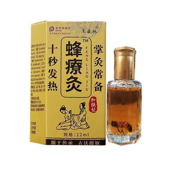 Biterapi 12ml Baicao Biterapi Moxibustion Feber Moxibustion Hud PalmKS986 yellow 12ml
