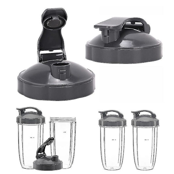 Flip Top To Go Lids Erstatning For Nutribullet Blender Mixer Juicer Cup 600w 900w Tilbehør