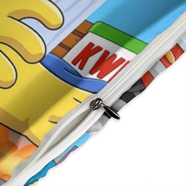 x78 Simpsonit 3-osainen vuodevaatesetti Lämmin ja mukava pehmeä pussilakanasetti, jossa 1 pussilakana ja 2 tyynyliinaa makuuhuoneeseen b78 135x200cm 53x78in