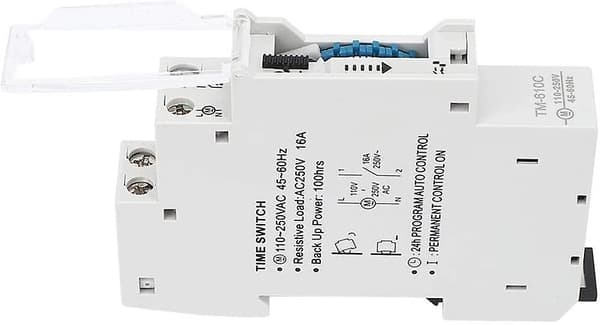 Rail Time Switch Intelligent Din Rail Timing Control Switch Timer Relay Tm610c 220v Til Gadebelysning