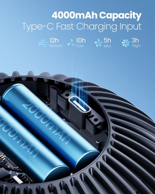 Klämfläkt batteridriven