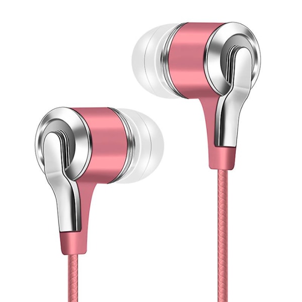 Hörlurar 3,5 mm in-ear 1,2 m trådad kontroll Sportheadset trådbundna hörlurar för Huawei Honor Smartphone med mikrofon