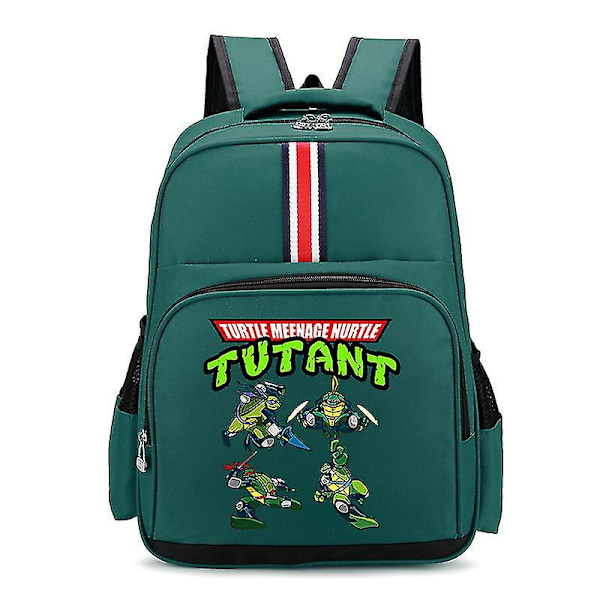 Teenage Mutant Ninja Turtles Ryggsäck Anime Stor Kapacitet Barnväskor Pojkskolväska Satchel Ryggsäck Skolartiklar Väska Present RZSG13211 Big 31x14x42cm