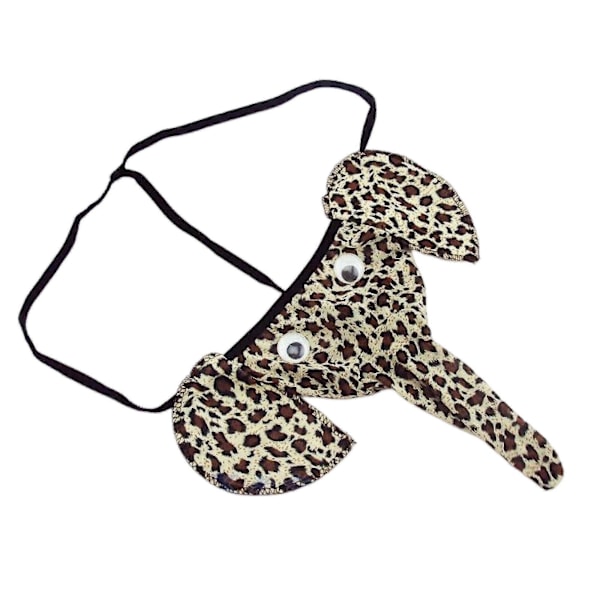 Elefantti-seksiseikkailu hauska stringit Leopard print