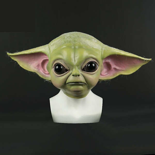 Ny Yoda Baby Maske Star Wars 9 Perifer Props Halloween Latex Hovedbeklædning Maske Yoda Master Mask