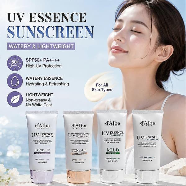 d'Alba Hydrating Sunscreen - SPF50+ PA++++ & Vit Tryffel pink 50ml