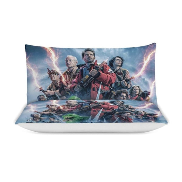 x6 Ghostbusters 3-delt sengetøjssæt Varmt og behageligt blødt dynebetræk sengetøjssæt med 1 dynebetræk og 2 pudebetræk til soveværelse b6 240x260cm 94x102in