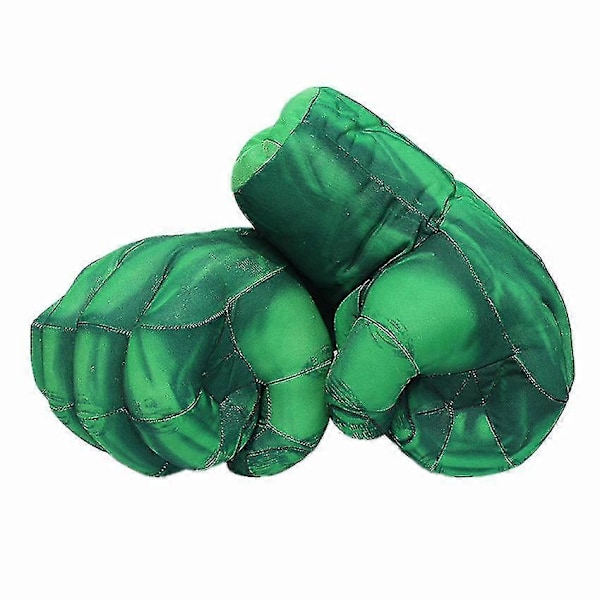 Vihreä Hulk-nyrkkikäsineet Lihaksikas Pehmo Aikuisten Lapsen Taistelu Nyrkkeily Supersankari Halloween Rekvisiitta Cosplay Anime Tarvike Pojan Lahja Leikki