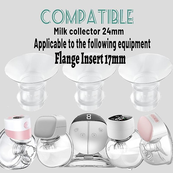 BPA-vapaa silikoninen suukappaleen pumppuosa äidin rintapumppuun - Multicolor 19mm