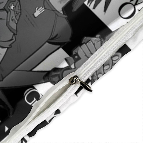 x465 Gorillaz 3-osainen vuodevaatesetti Lämmin ja mukava pehmeä pussilakanasetti, jossa 1 pussilakana ja 2 tyynyliinaa makuuhuoneeseen b465 135x200cm 53x78in