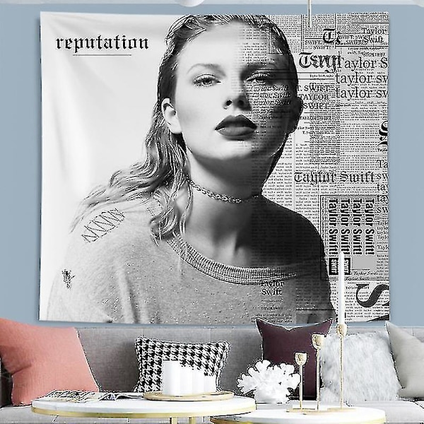 Taylor Swift Kunstplakat Gobelin Soveværelse Dekorationsplakat 75cmx75cm