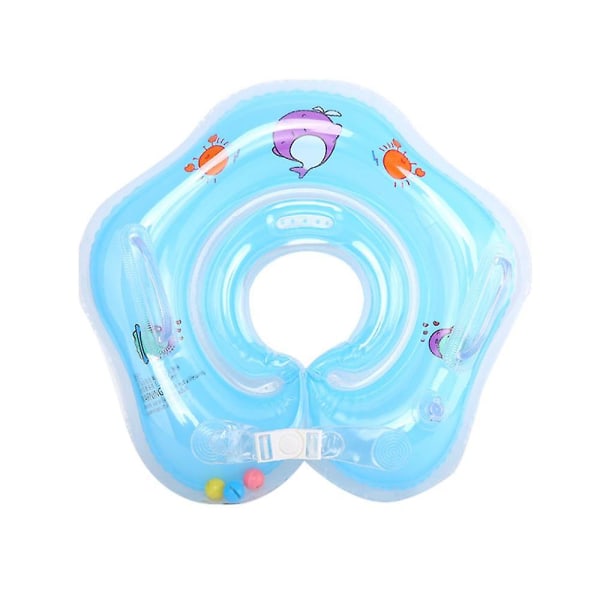 Baby Svømme Ring Baby Nakke Float Ring Spedbarn Float-basseng Svømme Ring Småbarn Oppblåsbar Basseng Ring Pink