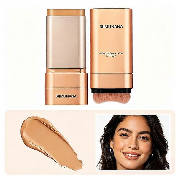 Foundation Stick Full Coverage Concealer Långvarig Vattentät Kontur WARM ALMOND 1pcs
