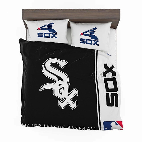 v4413 Sängkläder Chicago White Sox MLB Baseball American League Påslakanset Sängkläder IU4413 200x200cm 78x78in
