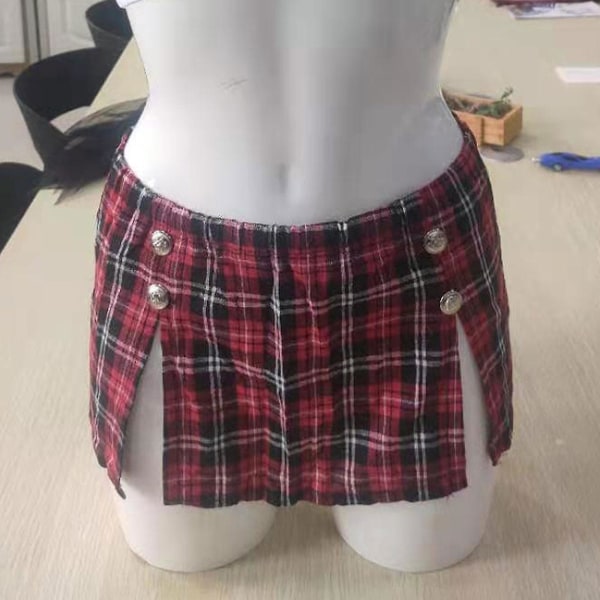 Rollespil Undertøj Cosplay Studentertøj Undertøj Sex Suit Uniform Temptation - Jxlgv Red XXL