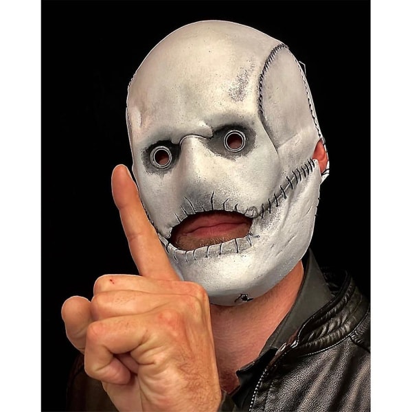 Halloweenfestrekvisita Slipknot Corey Taylor Mask Dj Cosplay Skräck Latex Långa/korta Masker Presenter Short